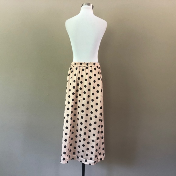 SKIRT Small Pink Black Polka Dot - Picture 5 of 6